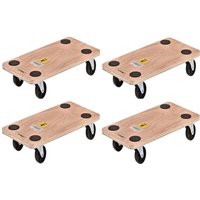 Dema - 4 Stück Möbelroller Rollbrett Transportroller 200 kg Möbelhund Möbelroller Dema - 4 Stück Möbelroller Rollbrett Transportroller 200 kg Möbelhund Möbelroller von DEMA