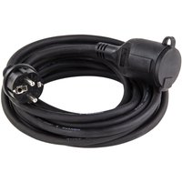 Verlängerungskabel 5 Meter H07RN-F 3x1,5mm² schwarz IP44 Verlängerungskabel 5 Meter H07RN-F 3x1,5mm² schwarz IP44 von DEMA