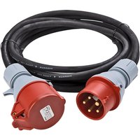 Dema - cee 400 v Verlängerungskabel 5 Meter H07RNF 16A 5x1,5mm² schwarz IP44 von DEMA