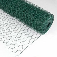 Dema - Drahtgitter Volierendraht 25mm 6eck 0.5x25m grün d=0.8mm Drahtzaun Maschendraht von DEMA