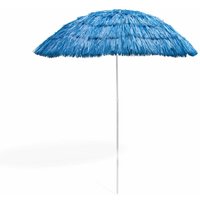 Dema - Hawaii Strohschirm blau 160 cm UV30 Strandschirm Sonnenschirm Gartenschirm von DEMA