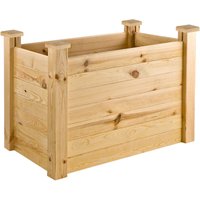 Dema - Holz Hochbeet Pflanzbeet Blumenbeet Pflanzenbeet Gartenbeet Kiefer Cicero 104x63x77 cm Dema - Holz Hochbeet Pflanzbeet Blumenbeet Pflanzenbeet Gartenbeet Kiefer Cicero 104x63x77 cm von DEMA