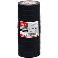 Dema - Isolierband 10er Set Schwarz 15 mm x 10 m Dema - Isolierband 10er Set Schwarz 15 mm x 10 m von DEMA