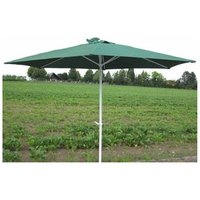 Dema - Marktschirm Sonnenschirm 300 cm grün Kurbel Gartenschirm Schirm Sonnenschutz von DEMA