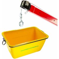Dema - Mörtelkasten 110x67x49cm Mörtelwanne Mörtelkübel Zementwanne 200L kranbar von DEMA