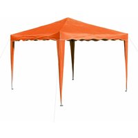 Dema - Pavillon Gartenpavillon Faltpavillon 3x3m orange Garten Partyzelt von DEMA