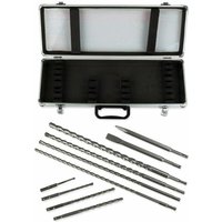 SDS-Plus Bohrer und Meißel Set 10 tlg. Bohrerset Meißelset Bohrersatz von DEMA