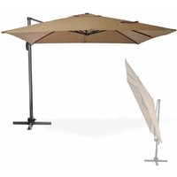 Dema - Sonnenschirm Ampelschirm Gartenschirm Marktschirm Kurbelschirm Verona 3x3m von DEMA