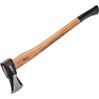 Dema - Spaltaxt Axt 2 kg mit Hickory Holzstiel 80 cm Holzbeil Beil Spaltbeil Holzaxt von DEMA