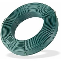 Dema - Spanndraht grün 110 m x 3,1 mm Bindedraht Wickeldraht Maschendraht Zaun Draht von DEMA