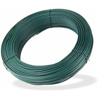 Dema - Spanndraht grün 110 m x 3,8 mm Bindedraht Wickeldraht Maschendraht Zaun Draht von DEMA