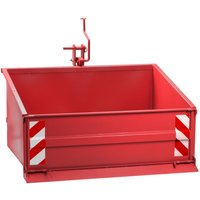 Dema - Traktor Heckcontainer Heckmulde Transportcontainer Mulde Container 120 cm rot von DEMA