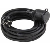 Dema - Verlängerungskabel 10 Meter H07RN-F 3x1,5mm² schwarz IP44 von DEMA
