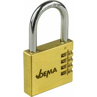 Dema - Vorhängeschloss mit Zahlenkombination 60 mm von DEMA