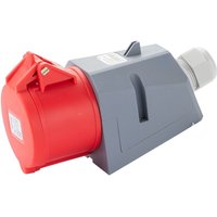 Cee Wanddose Starkstrom 5-pol. 32A 400V IP44 Starkstromsteckdose Wand Steckdose von DEMA