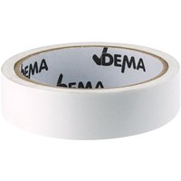 Doppelseitiges Klebeband 24mm x 10m weiß von DEMA