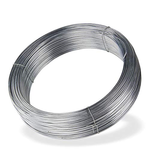 Draht Basteldraht Spanndraht Zaun-Bindedraht Maschendraht verzinkt 2,0 mm 5 kg ca. 200 m von DEMA