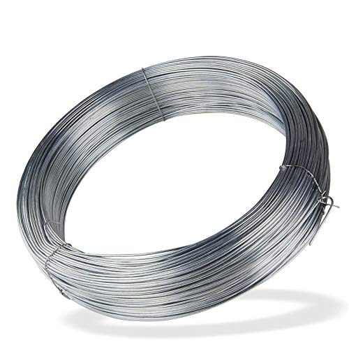Draht verzinkt 250 m x 1,8 mm 5 kg Bindedraht Basteldraht Blumendraht von DEMA