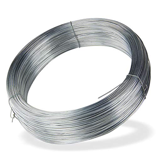 Draht verzinkt 310 m x 1,6 mm 5 kg Bindedraht Basteldraht Blumendraht von DEMA