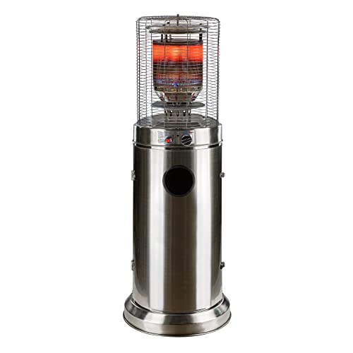 Edelstahl Gas Heizer Terrassenheizstrahler Heizstrahler Heizpilz 5-10 kW 360° Edelstahl Gas Heizer Terrassenheizstrahler Heizstrahler Heizpilz 5-10 kW 360° von DEMA