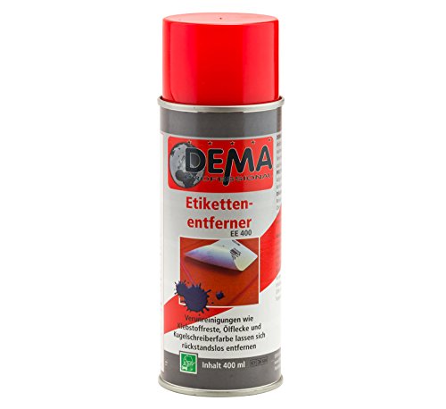 Etikettenlöser Etikettenentferner PROFESSIONAL 400 ml Spray Labelentferner Aufkleberlöser von DEMA