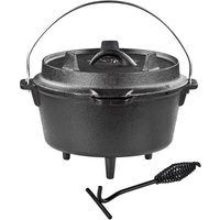 Dema - Feuertopf Marrakesch 4 Liter Dutch Oven Schmortopf Gusseisen Topf bbq Grilltopf von DEMA