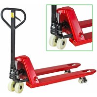 Dema - Gabelhubwagen 2000kg 2t pp Hub Paletten Hand-Hub-Wagen Gabel 114cm Doppelrollen von DEMA
