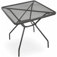 Gartentisch Seattle Balkontisch Streck-Metall-Tisch Abwaschbar 70x70cm von DEMA