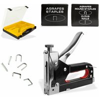 Handtacker DHT14 Tacker Klammerntacker Schnellhefter Klammergerät Klammern von DEMA
