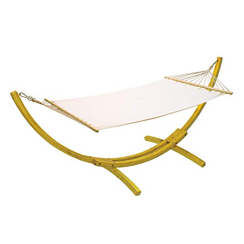 Holz Hängemattengestell Gestell für Hängematte Hängeliege HG320+ Holzgestell von DEMA
