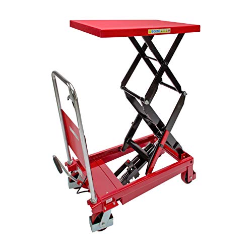 Hubtischwagen fahrbarer Hubtisch Hubwagen Transportwagen Tischwagen bis 350 kg Hubtischwagen fahrbarer Hubtisch Hubwagen Transportwagen Tischwagen bis 350 kg von DEMA