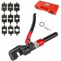 Dema - Hydraulische Presszange Crimpzange 4-70 mm² für Kabelschuhe Aderendhülsen Zange von DEMA