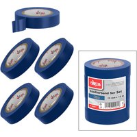 Dema - Isolierband 5er Set Blau 15 mm x 10 m von DEMA