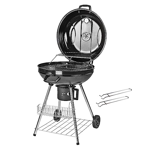 Kugelgrill Grillwagen Grill Barbecue BBQ Standgrill Profi Grillrost Ø 54 cm von DEMA