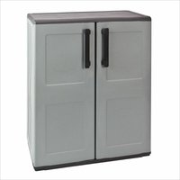 Dema - Kunststoffschrank 680x370x840mm Schrank Putzmittelschrank Outdoor Garten Möbel von DEMA