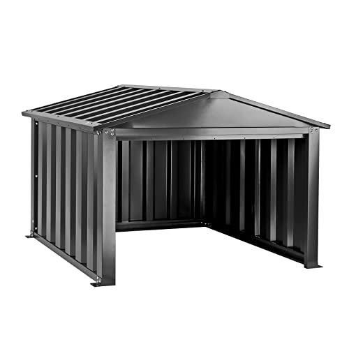 Dema Mährobotergarage, Mähroboter Rasenmäher Garage, Überdachung Metall, anthrazit, 89x85x63 cm, wetterfest, Schutzüberdachung für Mähroboter Dema Mährobotergarage, Mähroboter Rasenmäher Garage, Überdachung Metall, anthrazit, 89x85x63 cm, wetterfest, Schutzüberdachung für Mähroboter von DEMA