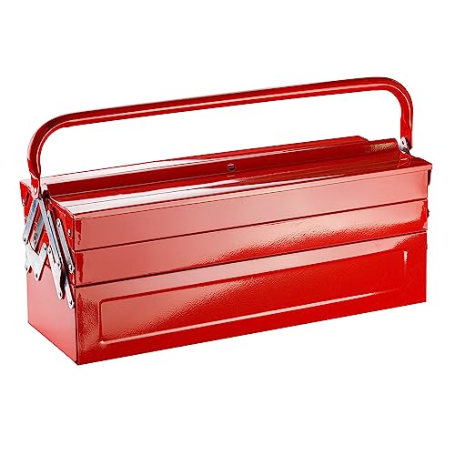Metall Werkzeugkoffer Werkzeugkiste Werkzeugkasten Werkzeugbox rot für Werkstatt 5 tlg. / 5 Fächer Metall Werkzeugkoffer Werkzeugkiste Werkzeugkasten Werkzeugbox rot für Werkstatt 5 tlg. / 5 Fächer von DEMA