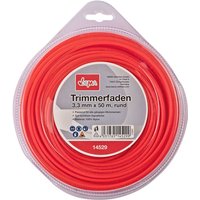 Dema - Motorsense Freischneider Mähfaden Trimmerfaden 3,3mm-50m rund Nylon Signalfarbe von DEMA