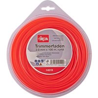 Dema - Motorsense Freischneider Trimmer Mähfaden 2 mm x 100 m rund Nylon Signalfarbe von DEMA