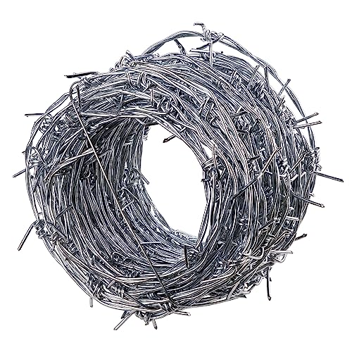 Stacheldraht Klingendraht Absperrdraht Sperrdraht Zaun Draht verzinkt 25 m x 2,8 mm von DEMA