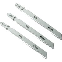 Dema - Stichsägeblätter Säge Schneidblätter T-Schaft T111C für Holz Kunststoff 3er Set von DEMA