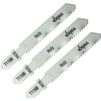 Dema - Stichsägeblätter Säge Schneidblätter T-Schaft T119B für Holz Kunststoff 3er Set von DEMA