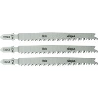Dema - Stichsägeblätter Säge Schneidblätter T-Schaft T234X für Holz Kunststoff 3er Set von DEMA