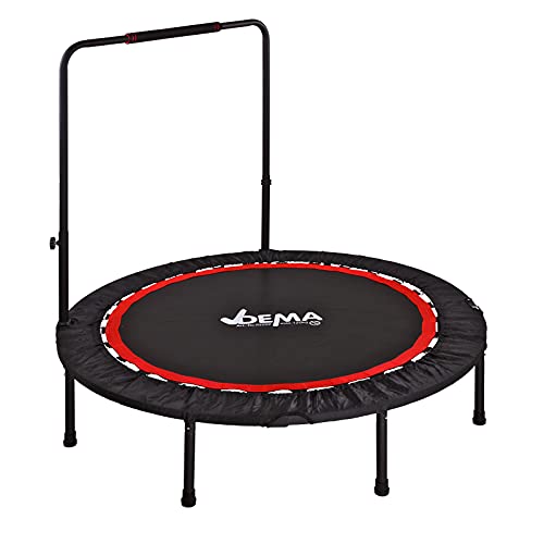 DEMA Trampolin mit Griff Fitness Freizeit Turnen Sport Ø 122 cm bis 120 kg von DEMA