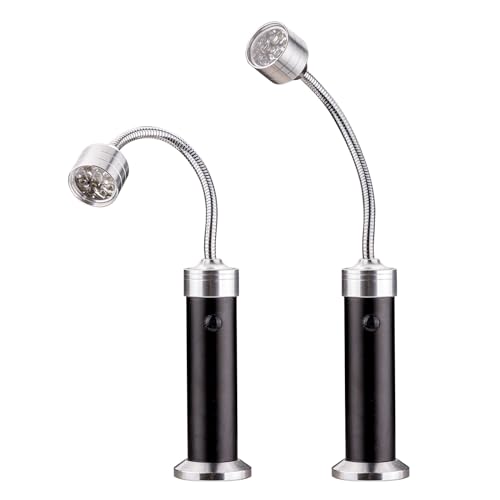 Universal Alu LED - Magnetleuchte 2er - Set Helio Handlampe Handleuchte Leuchte Lampe Taschenlampe flexibel 360° drehbar Universal Alu LED - Magnetleuchte 2er - Set Helio Handlampe Handleuchte Leuchte Lampe Taschenlampe flexibel 360° drehbar von DEMA