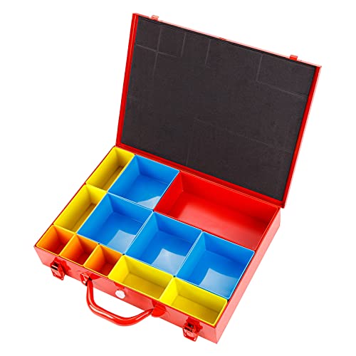 Universal Metall Sortimentskoffer Sortimentskasten Kleinteilemagazin 12 Fächer rot Universal Metall Sortimentskoffer Sortimentskasten Kleinteilemagazin 12 Fächer rot von DEMA