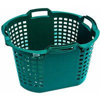 Universalkorb Kunststoffkorb Wäschekorb Kunststoff 50 ltr. grün Strandkorb Korb von DEMA