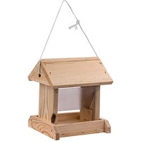 Dema - Vogelhaus Stieglitz Vogelhäuschen Futterstelle Holzhaus Holzhäuschen 20x16x21,5cm von DEMA