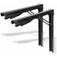 Wandkonsole Regalkonsole Konsolentisch Wandtisch Wand konsole Klappbar 2er Set von DEMA