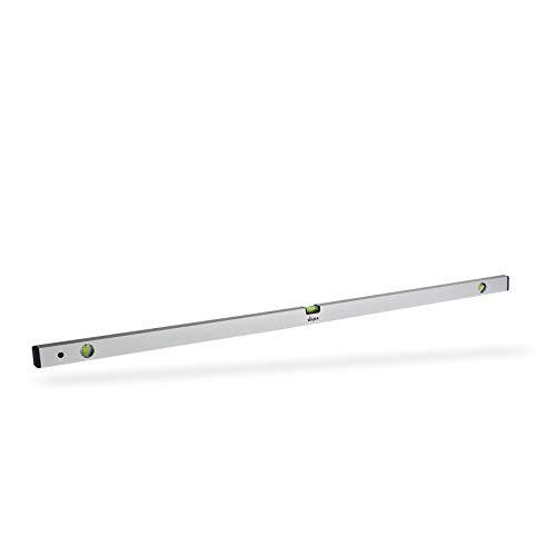 Wasserwaage Messwerkzeug Alu Aluminium WWA 150 cm lang mit 3 Libellen / 3-Fenster von DEMA